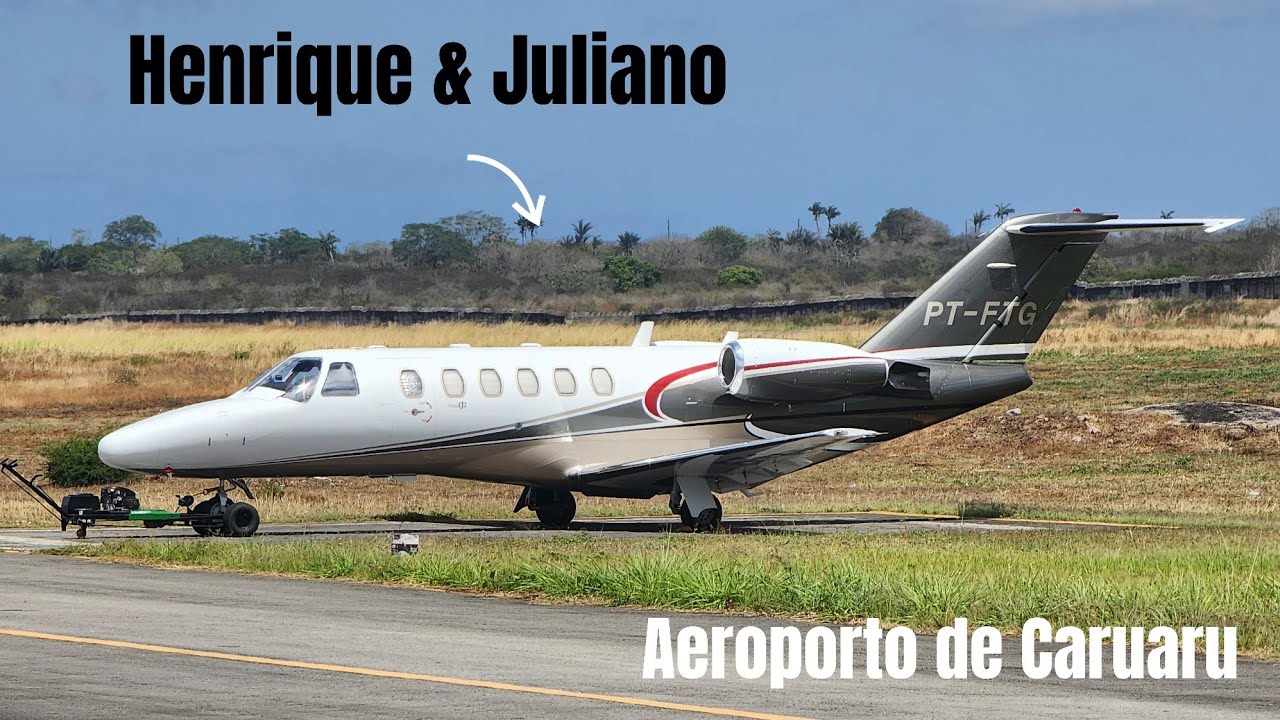 MOVIMENTAÇÃO no AEROPORTO de CARUARU/ POUSOS E DECOLAGENS.