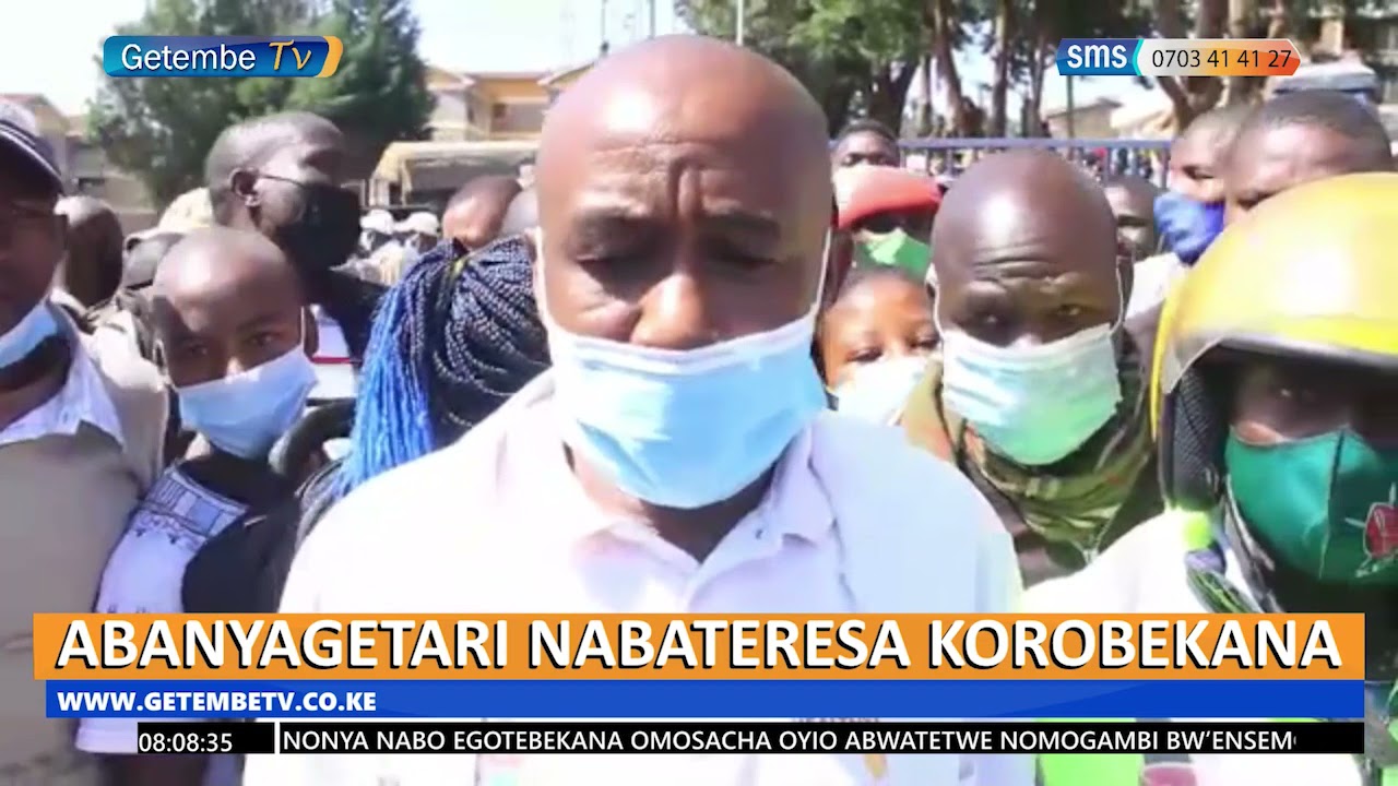 Keroka  Health Workers  Demonstrate Over Police Beating up a Doctor Over Curfew Violations
