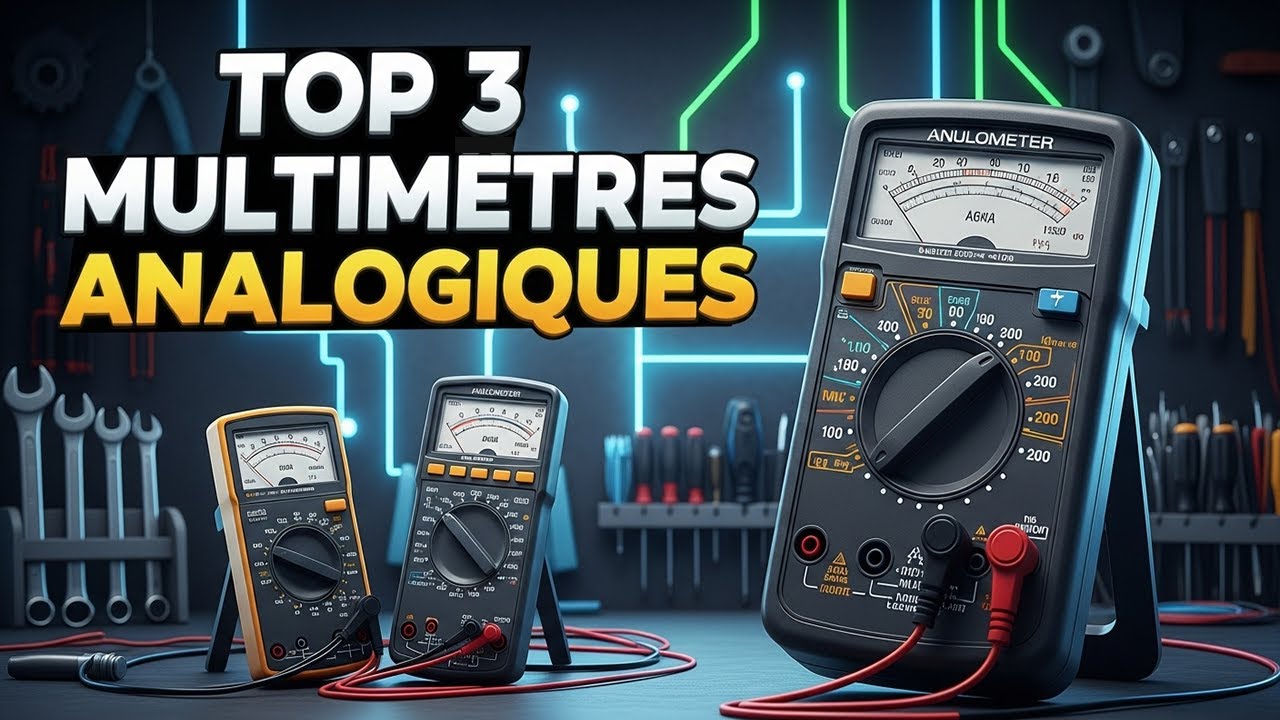 ⚡ TOP 3 MEILLEUR MULTIMETRE ANALOGIQUE A AIGUILLE 2025