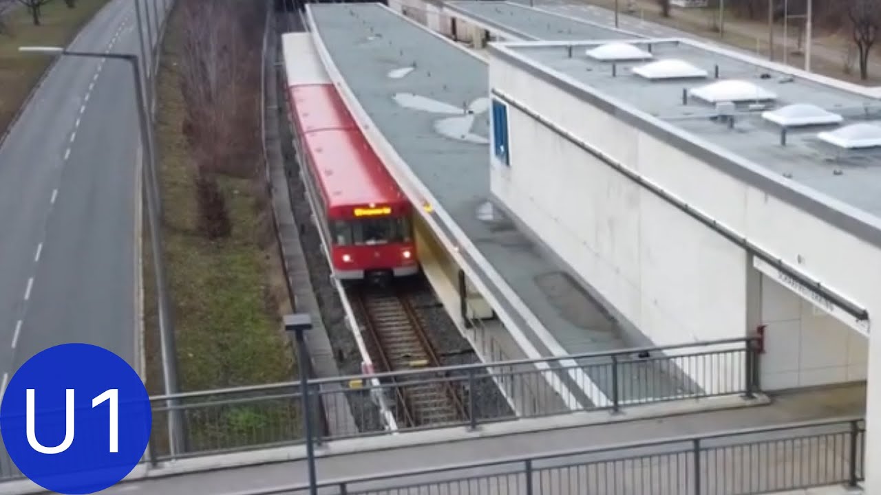 U-Bahn Scharfreiterring mit Drohne [Nürnberg-U-Bahn]