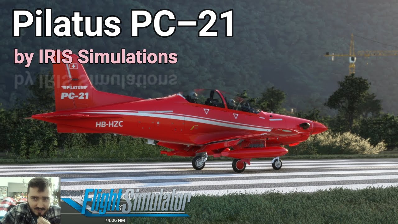 MSFS &bull; Pilatus PC-21 &bull; by IRIS Simulations &bull; MILITARY airplane test flight &bull; тестовый полёт