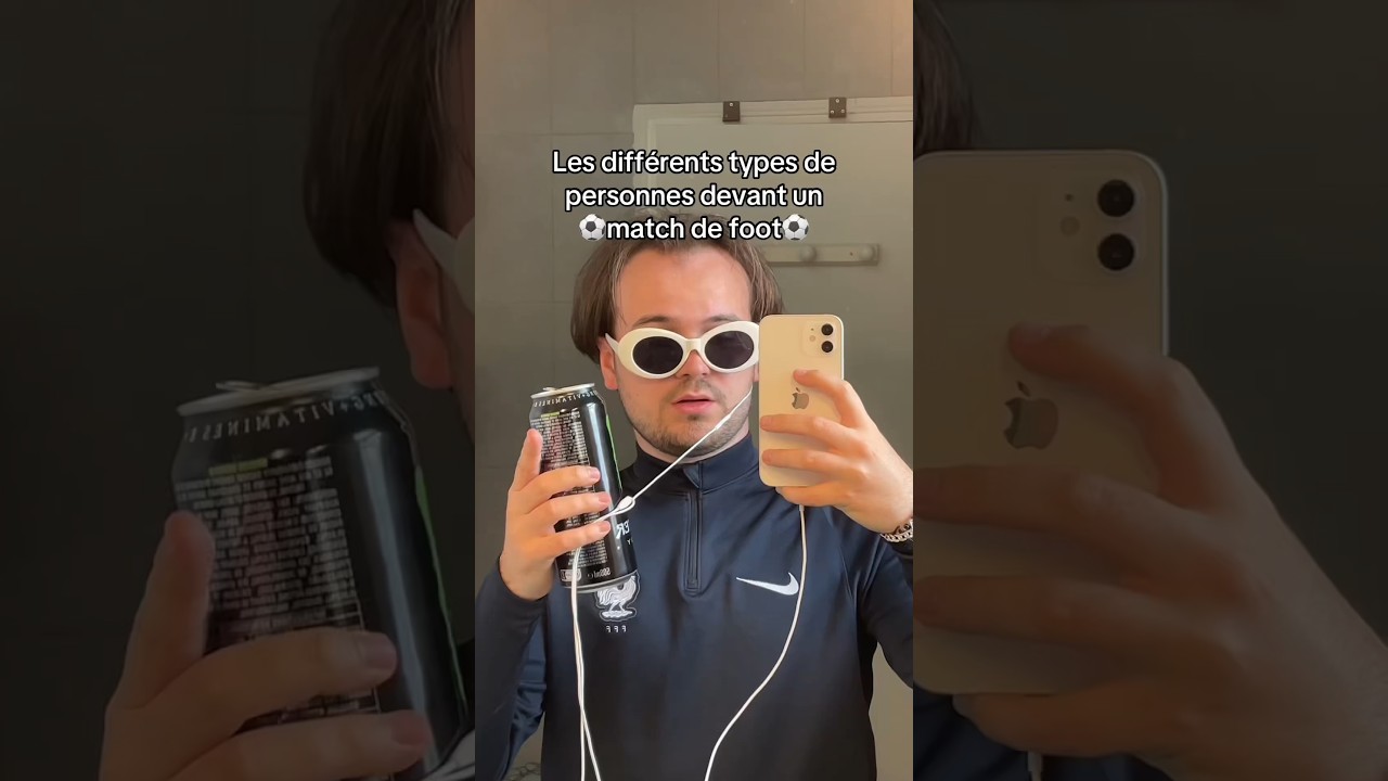 Les diff&eacute;rents types de personnes devant un match de foot