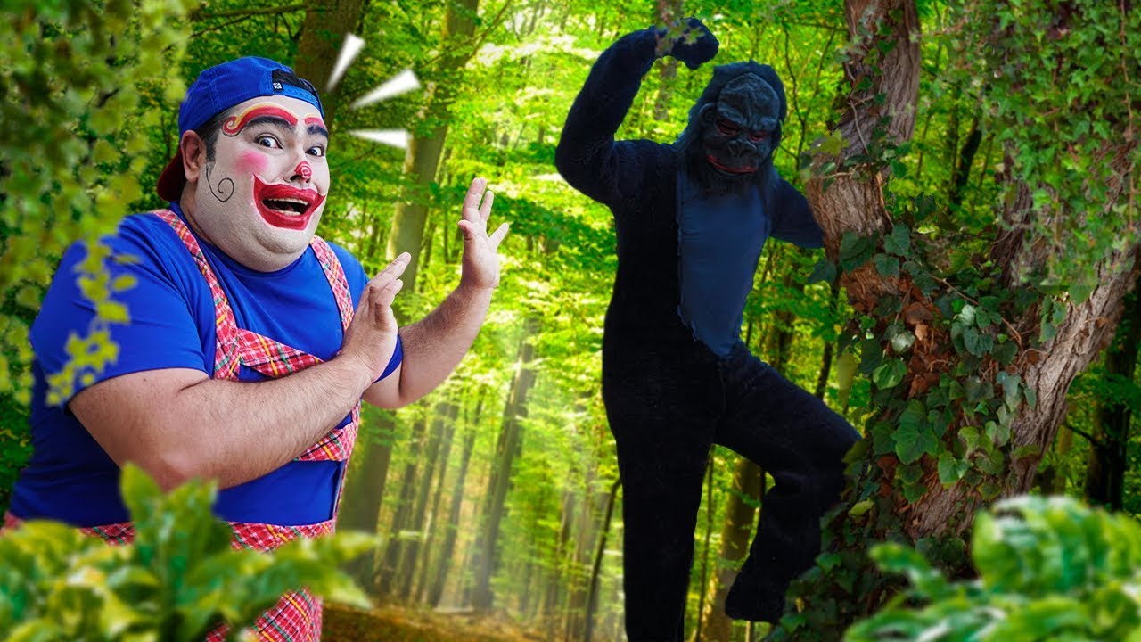 BATALHA ÉPICA DE NERF COM KING KONG ( NERF EPIC BATTLE WITH KING KONG )