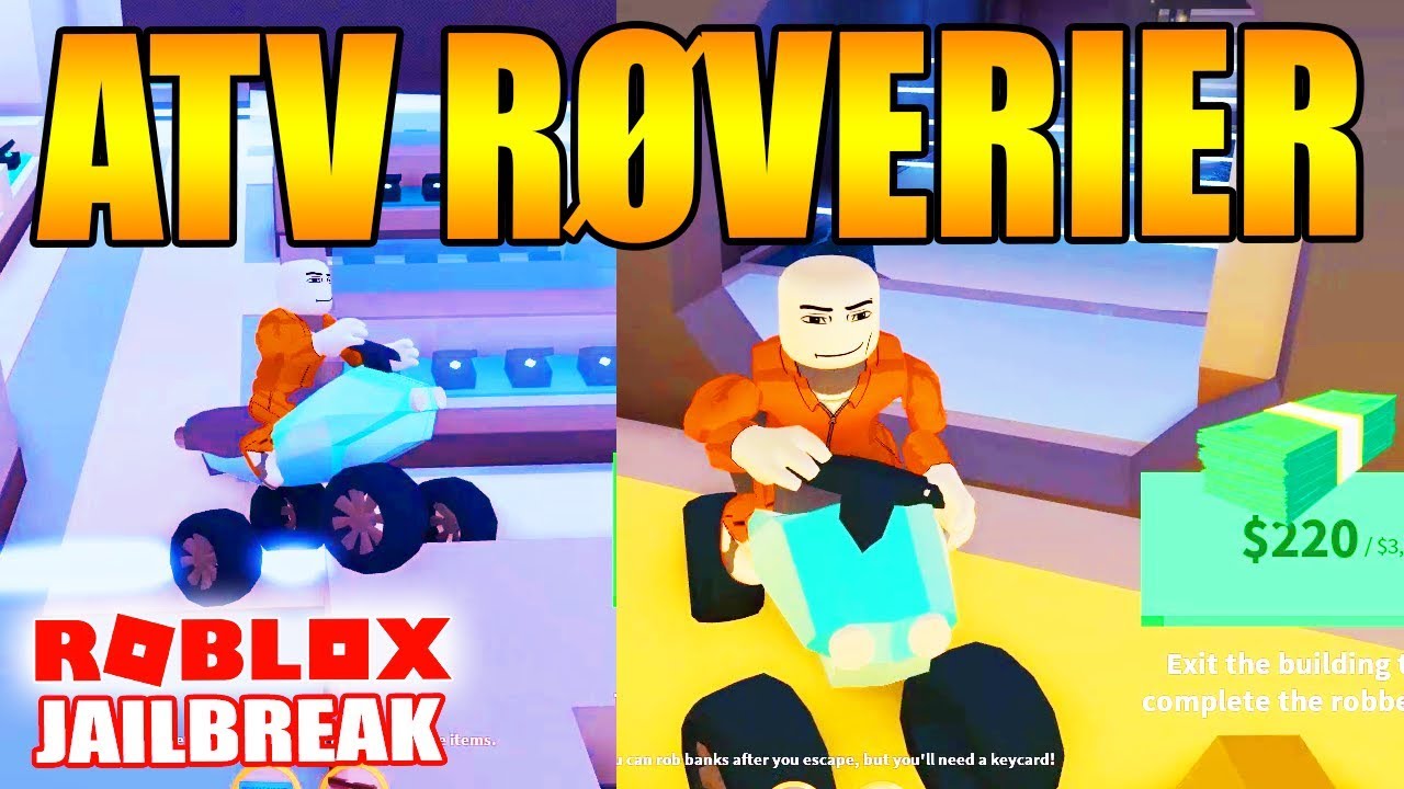 JAILBREAK - RØVERIER MED ATV?! - KØBER DEN NYE ATV - DANSK ROBLOX - [#23]