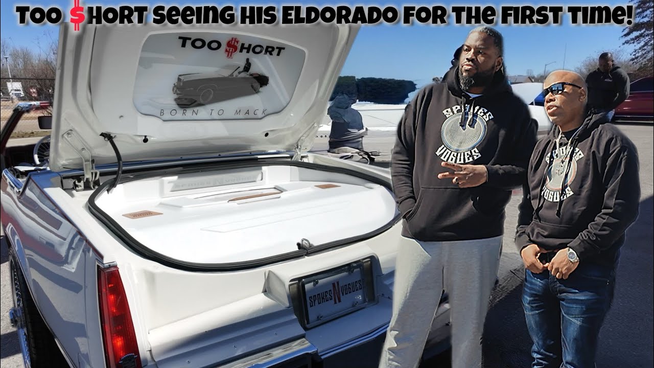 RAPPER TOO SHORT COMES TO HUNTSVILLE AL TO CHECK OUT HIS CADILLAC CUSTOMIZED BY SPOKES N VOGUES #fyp