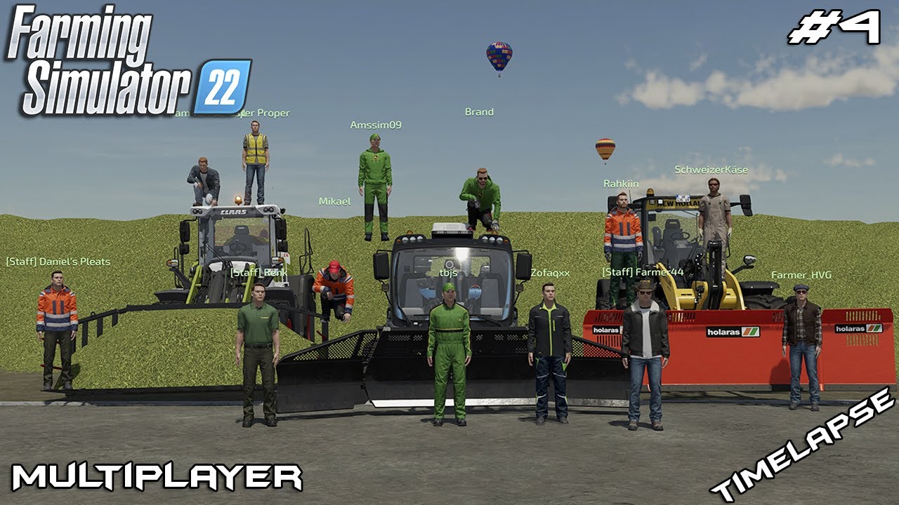 BIG GRASS SILAGE HARVEST WITH WAGONS | Haut-Beyleron | Farming Simulator 22 Multiplayer | Episode 4