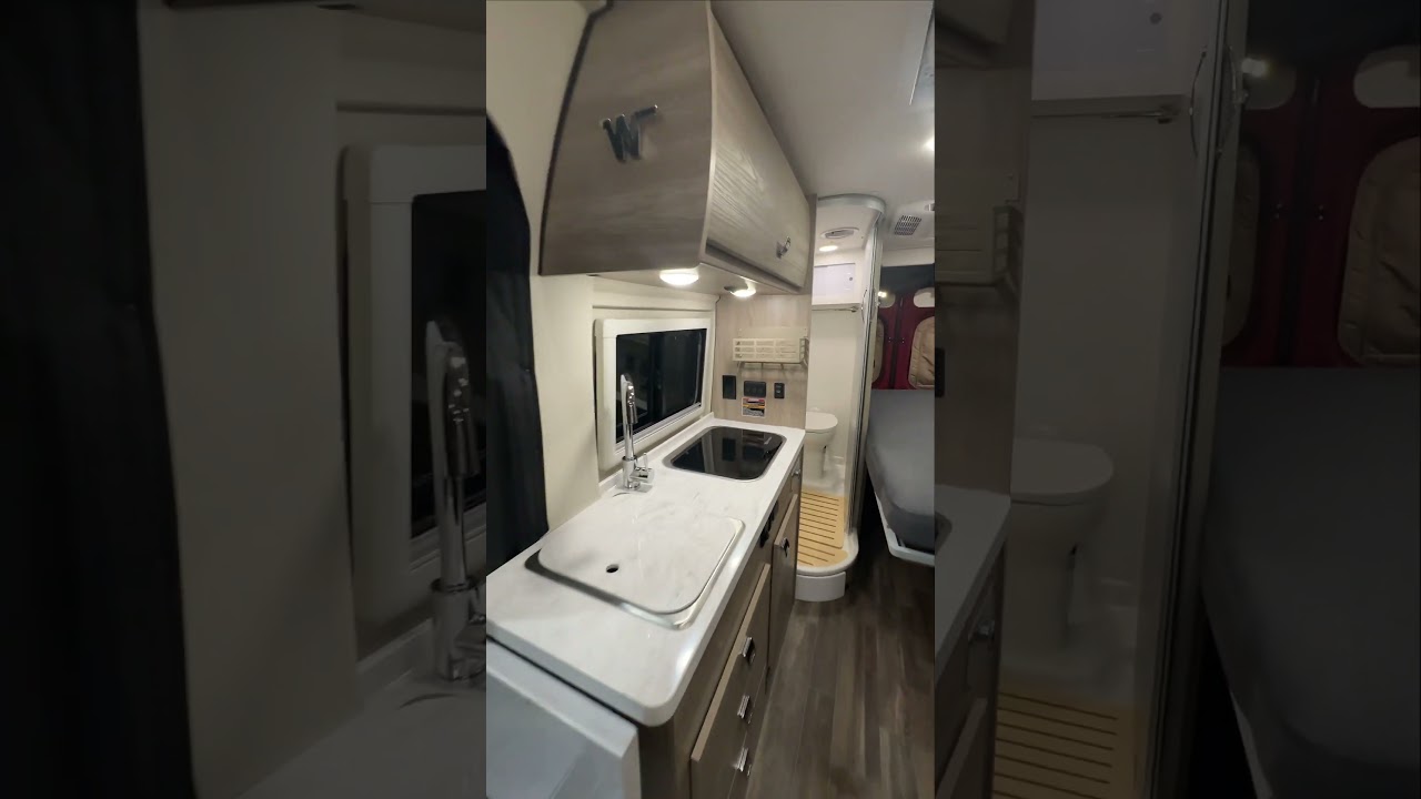 2023 @WinnebagoRVs Travato 59GL 💛 Inflatable Cab Bed, 24