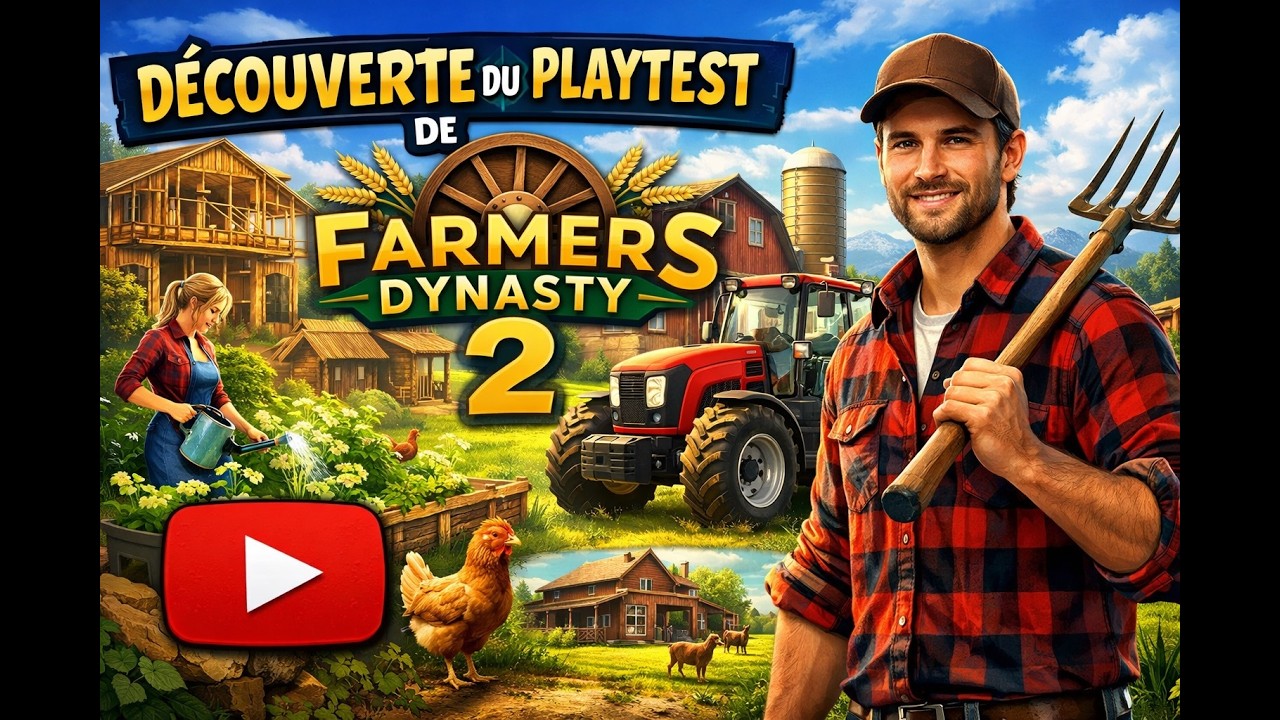 découverte du playtest de famers dynasty 2