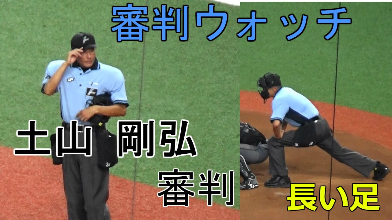 【審判ウォッチ(球審編)】イケメン審判、土山剛弘審判員の動きを観察【2019.8.2 オリックスvs埼玉西武】