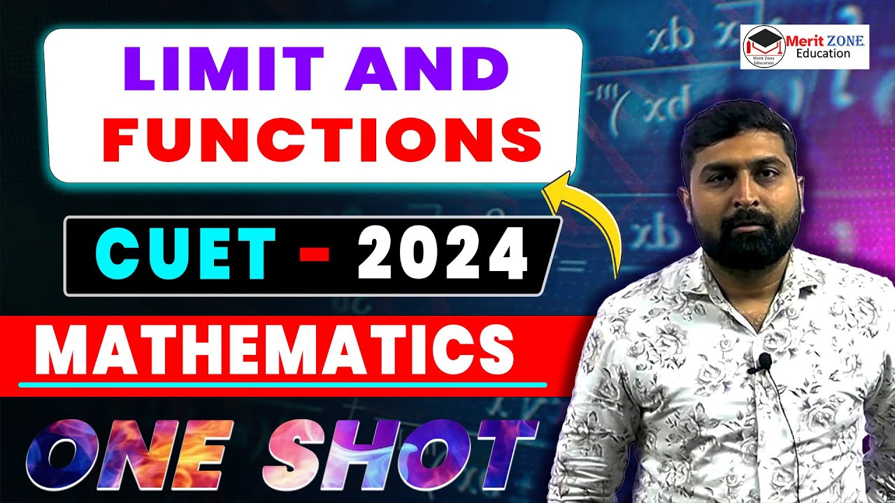 Limit and Functions for CUET-24 Mathematics | #meritzone #cuet #bms #bba #science #commerce