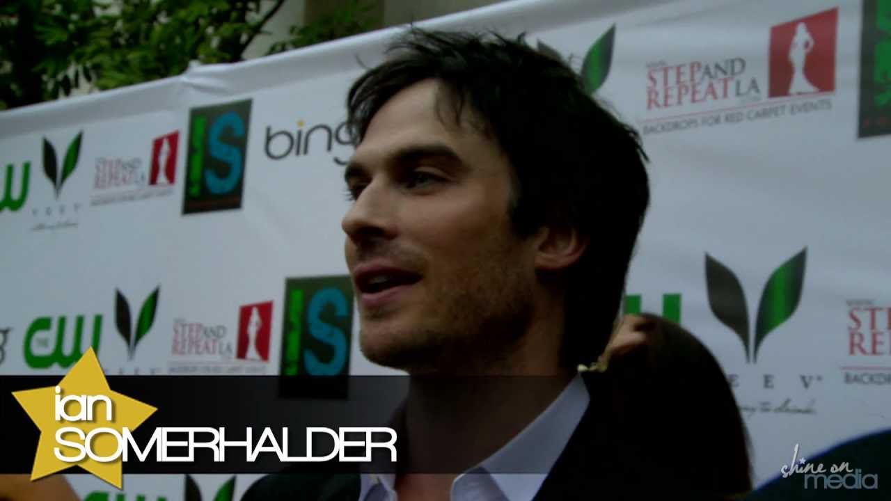 Ian Somerhalder & Nina Dobrev - Tips for Going Green at the Influence Affair