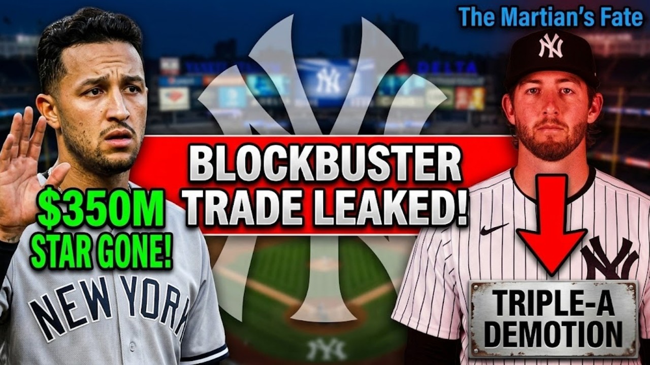 Yankees News: Blockbuster Trade LEAKED! $350M Star GONE & The Martian’s Fate! #YANKEES