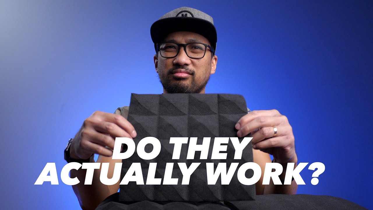 Do ACOUSTIC FOAM PANELS Work? | EASY Install WITHOUT Damaging Your Wall!