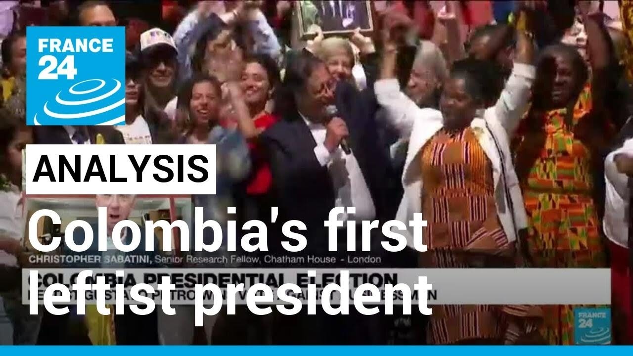Gustavo Petro elected Colombia's first leftist president &bull; FRANCE 24 English