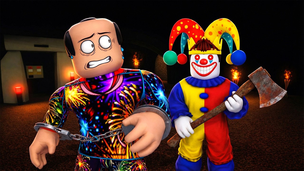 روبلوكس ماب البيوت🏡: مقلب المهرج في طرطيعة ونفيخة ( طرطيعة بكي😂 )