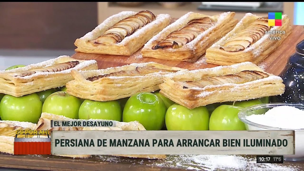 ¡Así se hace la verdadera persiana de manzana! 🤤🍏