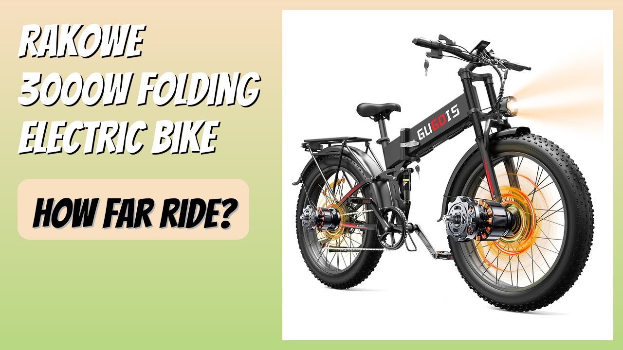 REVIEW (2026): Rakowe 3000W Folding Electric Bike. Features