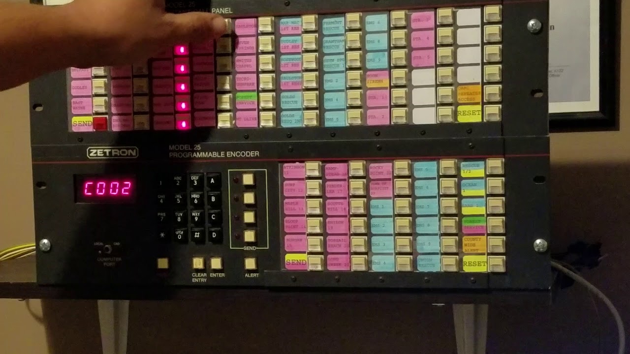 1800 hrs Fire Monitor Test