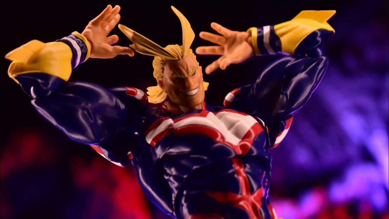 Обзор Revoltech Amazing Yamaguchi 019 My Hero Academia ALL MIGHT