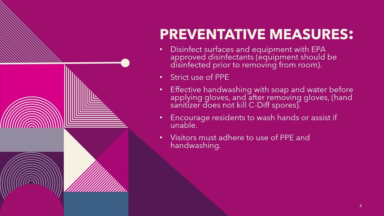 Preventing Transmission of C Difficile and Other Infectious Diseases