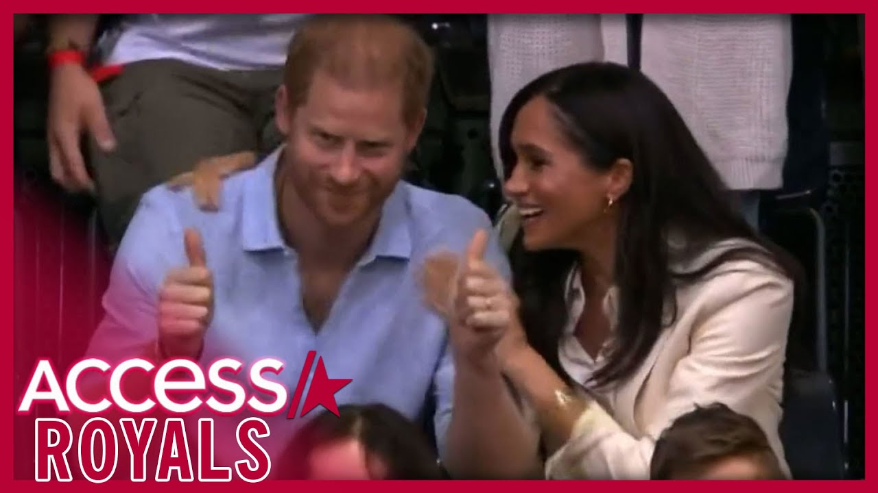 Meghan Markle CUDDLES Prince Harry During Birthday Serenade At Invictus Games