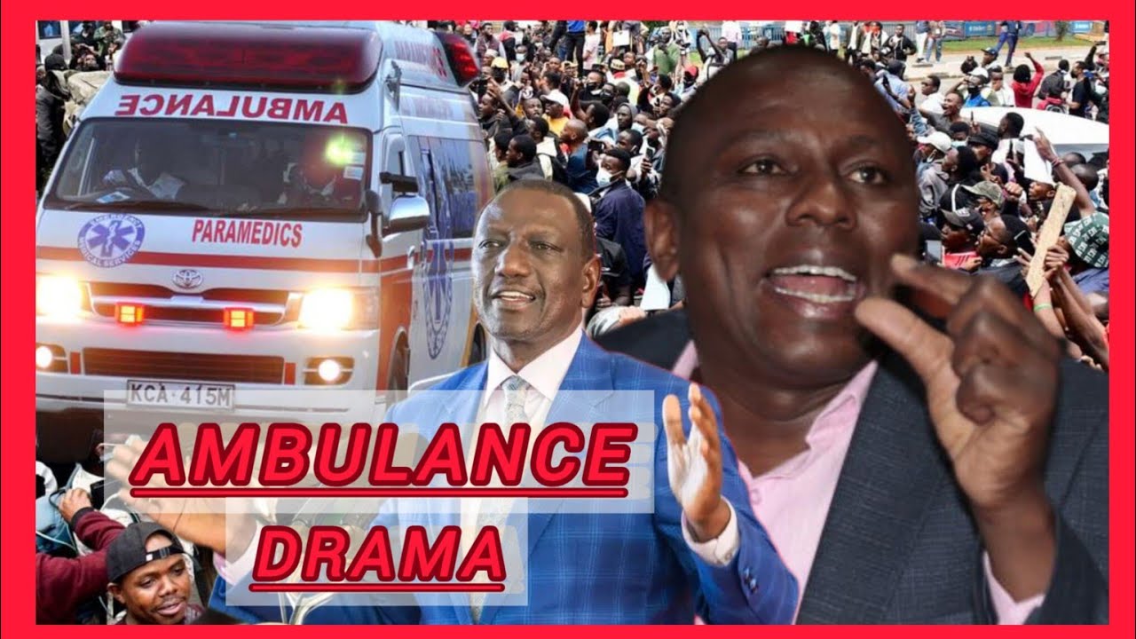 Ruto CANT Believe! Secret AMBULANCE Evacuating ICHUNG'WAH From PARLIAMENT Shown DUST By ANGRY Gen Zs