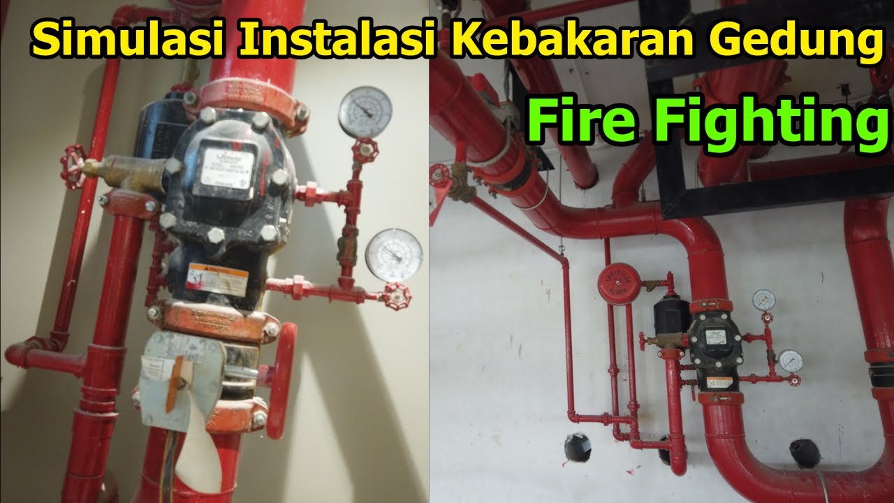 Skematik Fire Protection Simulasi (kebakaran)