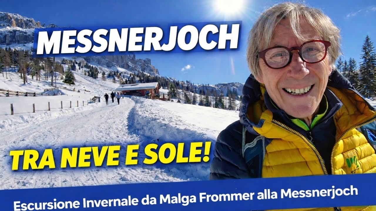 Questa Escursione Invernale è un Sogno: Messnerjoch dopo la Nevicata❄️