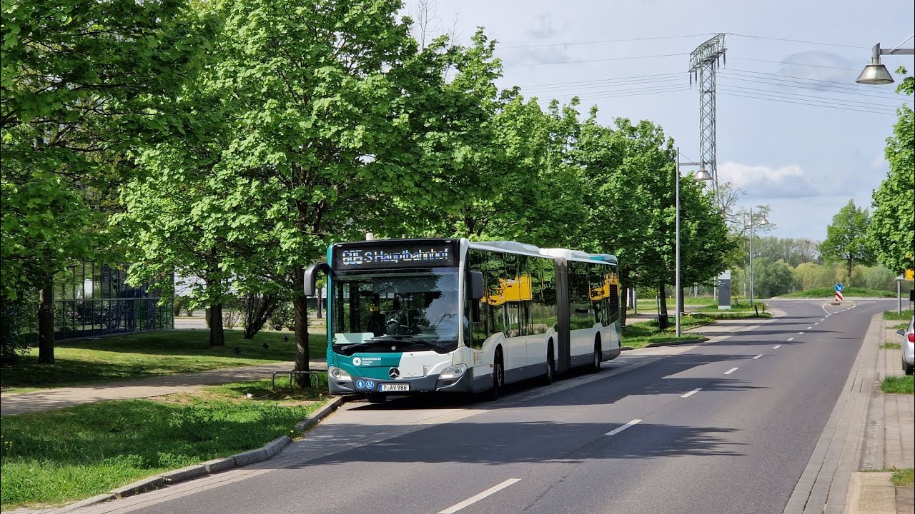 Bus Potsdam | Mitfahrt im kompletten 605 von Science Park West bis S Hauptbahnhof im C2G 986