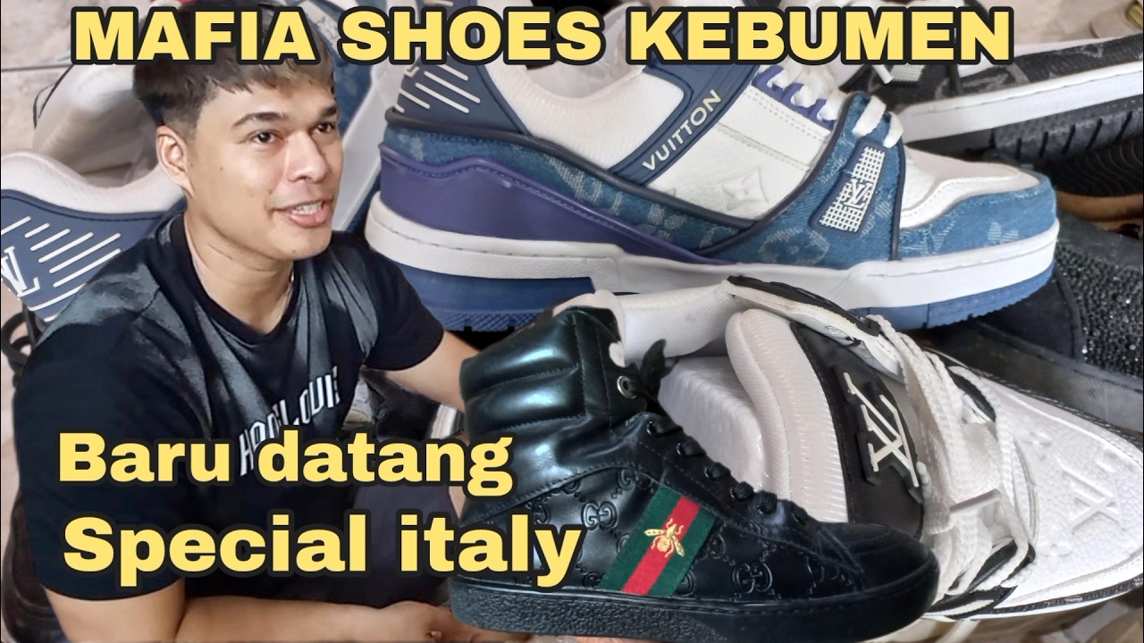 SPECIAL SEPATU BEKAS ❗ LV TRAINER LOUIS VUITTON ❗JEKPOT GUCCI ORIGINAL di MAFIA SHOES KEBUMEN