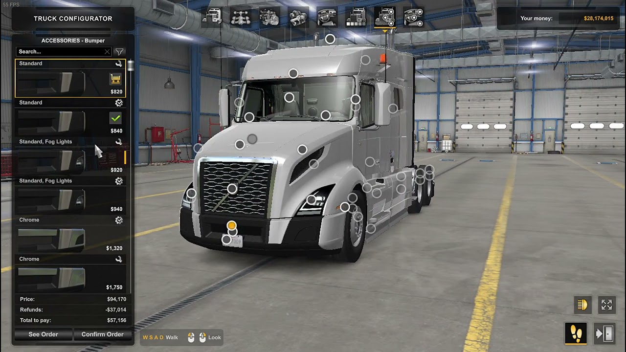 All Upgrades And Customisation Options On The New Volvo VNL - ATS