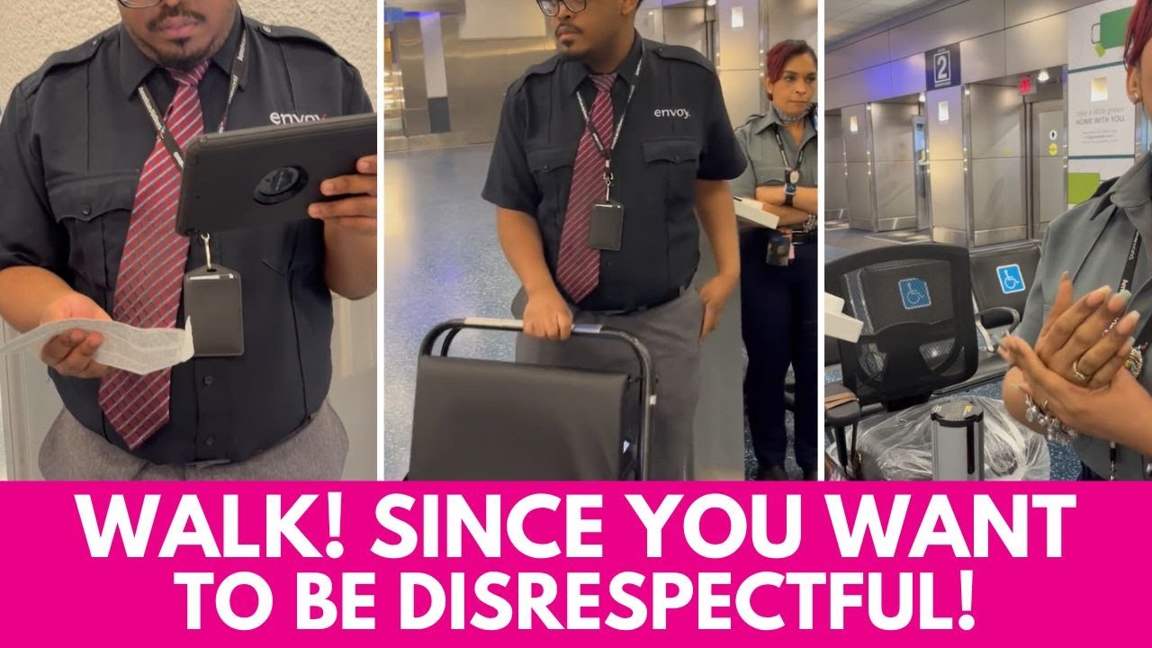 Woman Disrespectful on Airport Service Ride So They Made Her WALK | Self-Entitled Woman Humbled