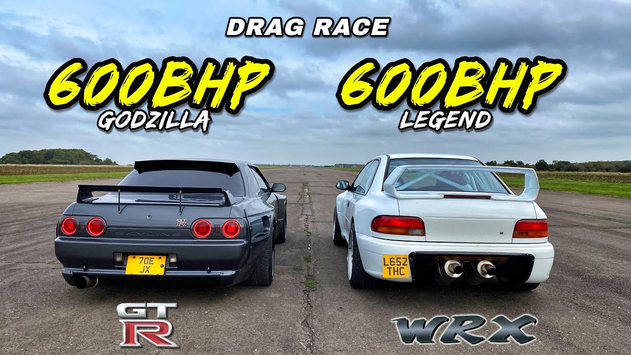 WHEN LEGENDS CLASH.. NISSAN R32 GTR v SUBARU IMPREZA
