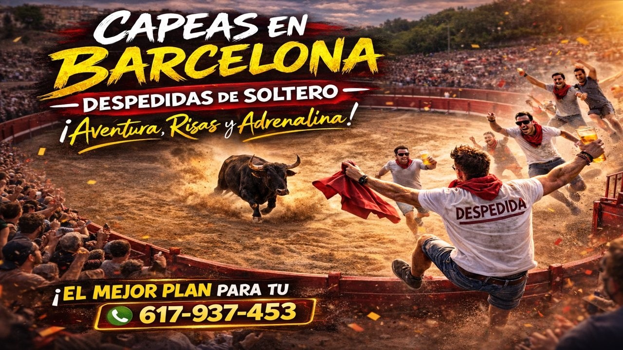 Capeas en Barcelona – La Despedida Más Salvaje del Año 🐃🔥