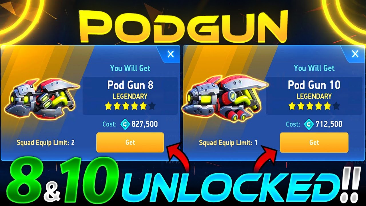 I BOUGHT PODGUN 8 & 10!! 😍🔓 || MECH ARENA || HRG ||