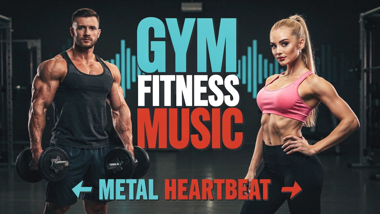 GYM FITNESS MUSIC 💪 – Metal Heartbeat ⚡  EDM Workout Motivation Mix  Fitness & Training Music