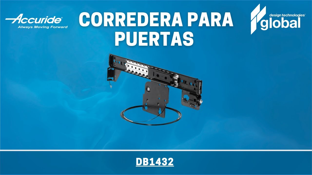 Corredera DB1432 Accuride/Global-Dtech