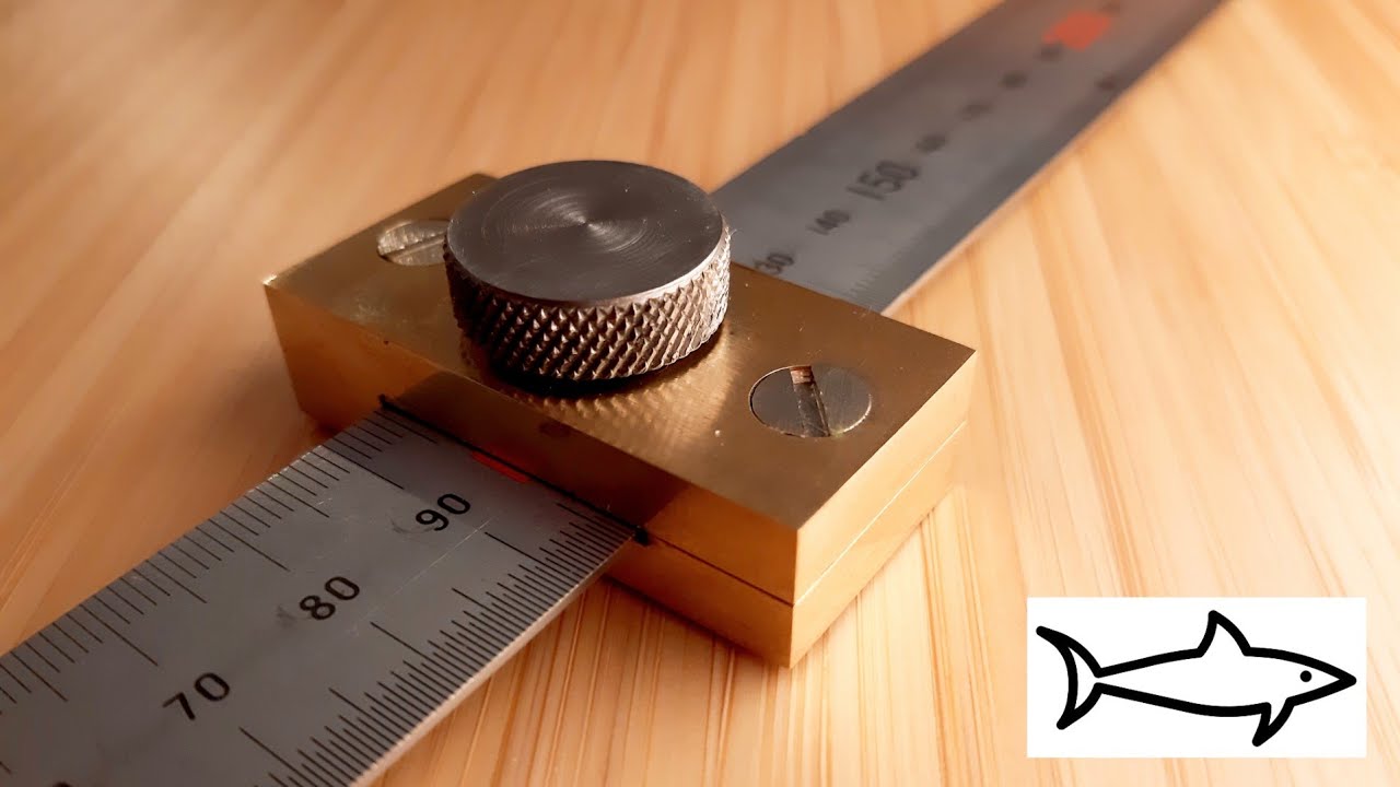 Making a Brass Ruler Marking Guage