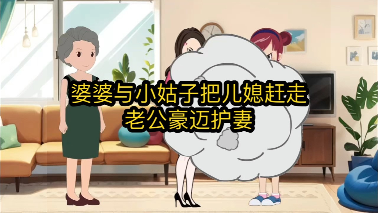 婆婆与小姑子把儿媳赶走，老公豪迈护妻