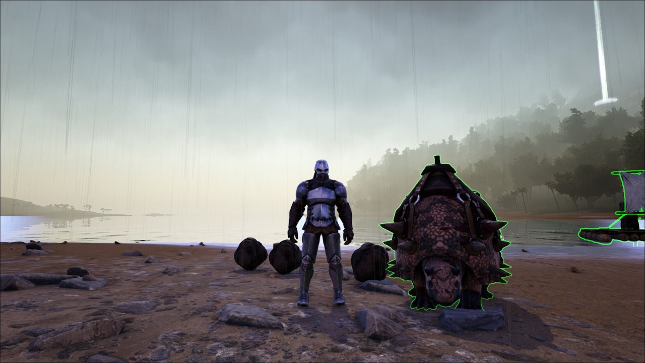 ARK The Island: Ngày 3 bắt máy farm đá Doe=))