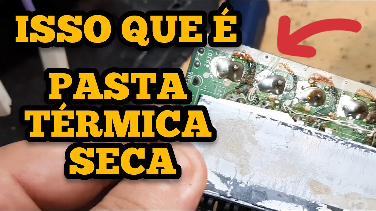 PASTA TÉRMICA!  Porque devo Trocar a Pasta Térmica Seca? Olha essa Placa Fujitsu Inverter