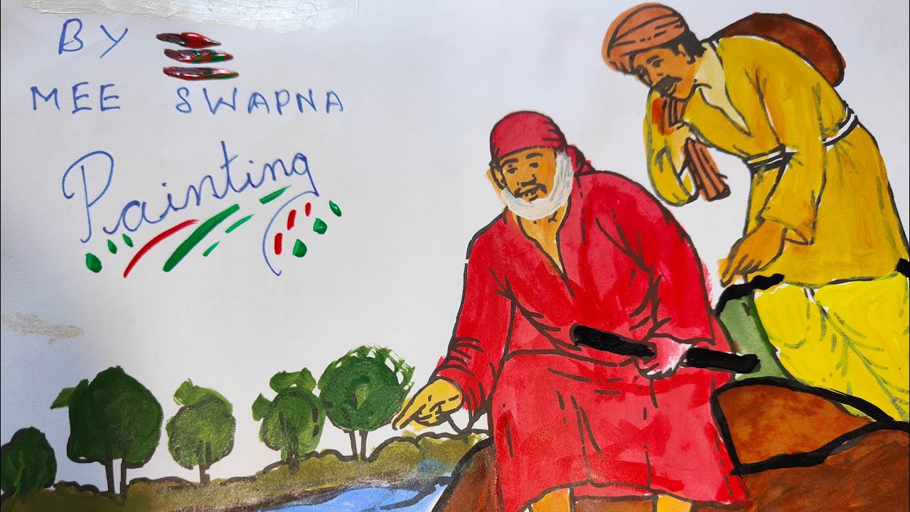 Baba painting 🖌️🎨||Thursday blessings||beautiful