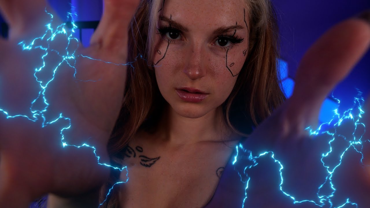 ASMR Time Traveler Visits You | Scanning You, Light Triggers, Face Touching & More