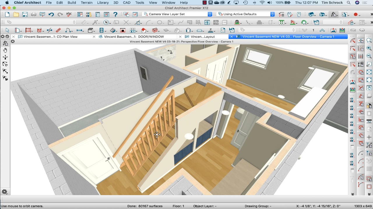Adjusting Stair Railing/Walls | Chief Architect