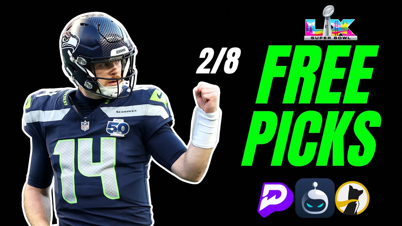 3-1 RUN, Best NFL Super Bowl Bets, Player Prop Picks, Parlays, Predictions FREE Today February 8th
