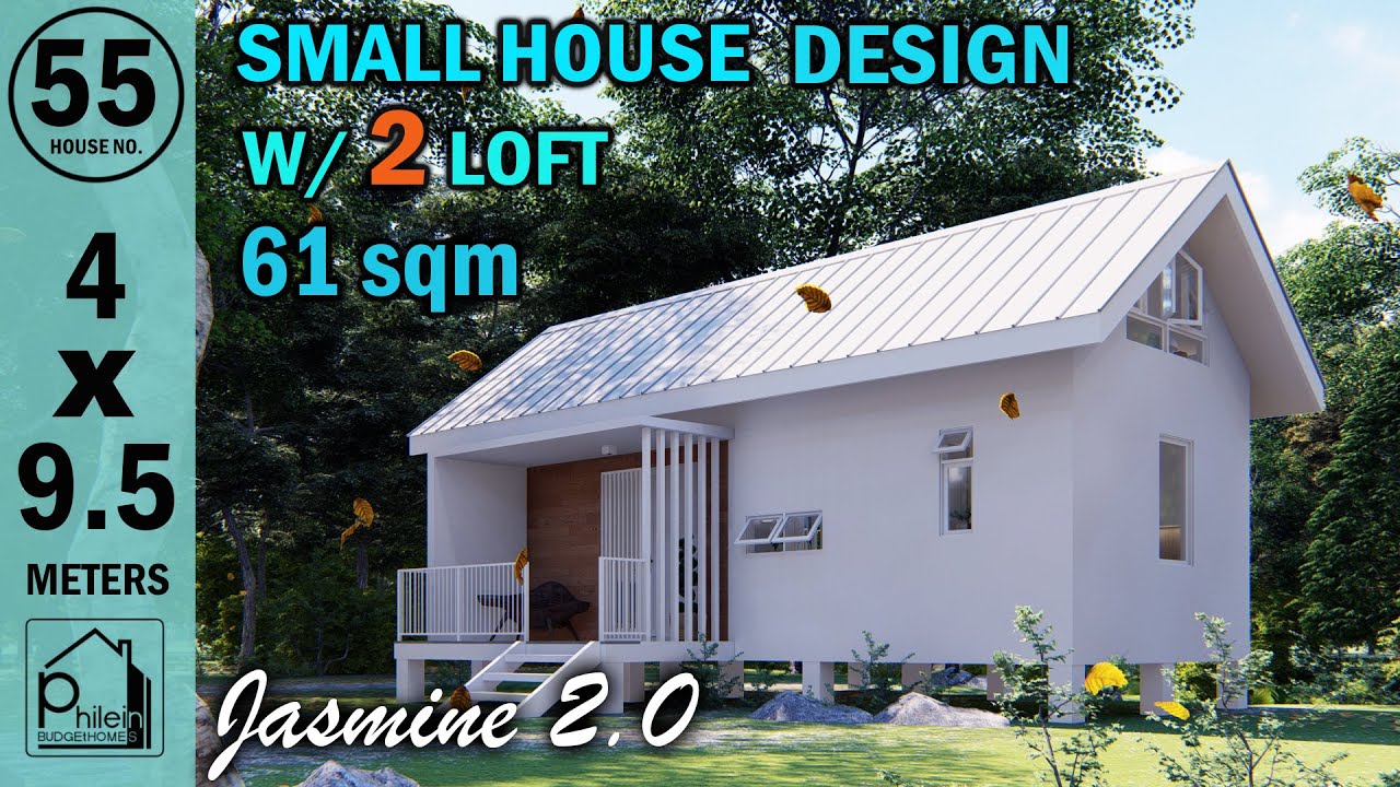 JASMINE 2.0 | SMALL HOUSE DESIGN with 2 LOFT 61sqm (657sqft.)