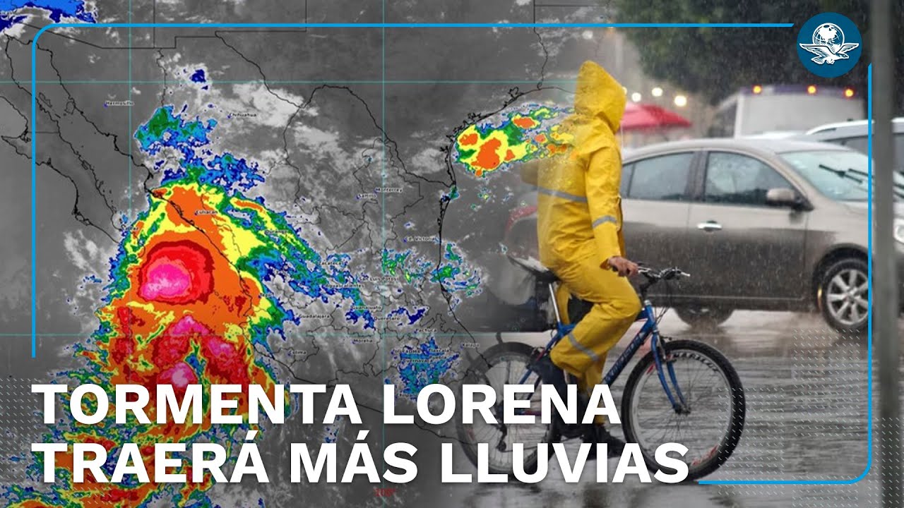 Depresión tropical Doce-E se convierte en tormenta Lorena; prevén lluvias intensas
