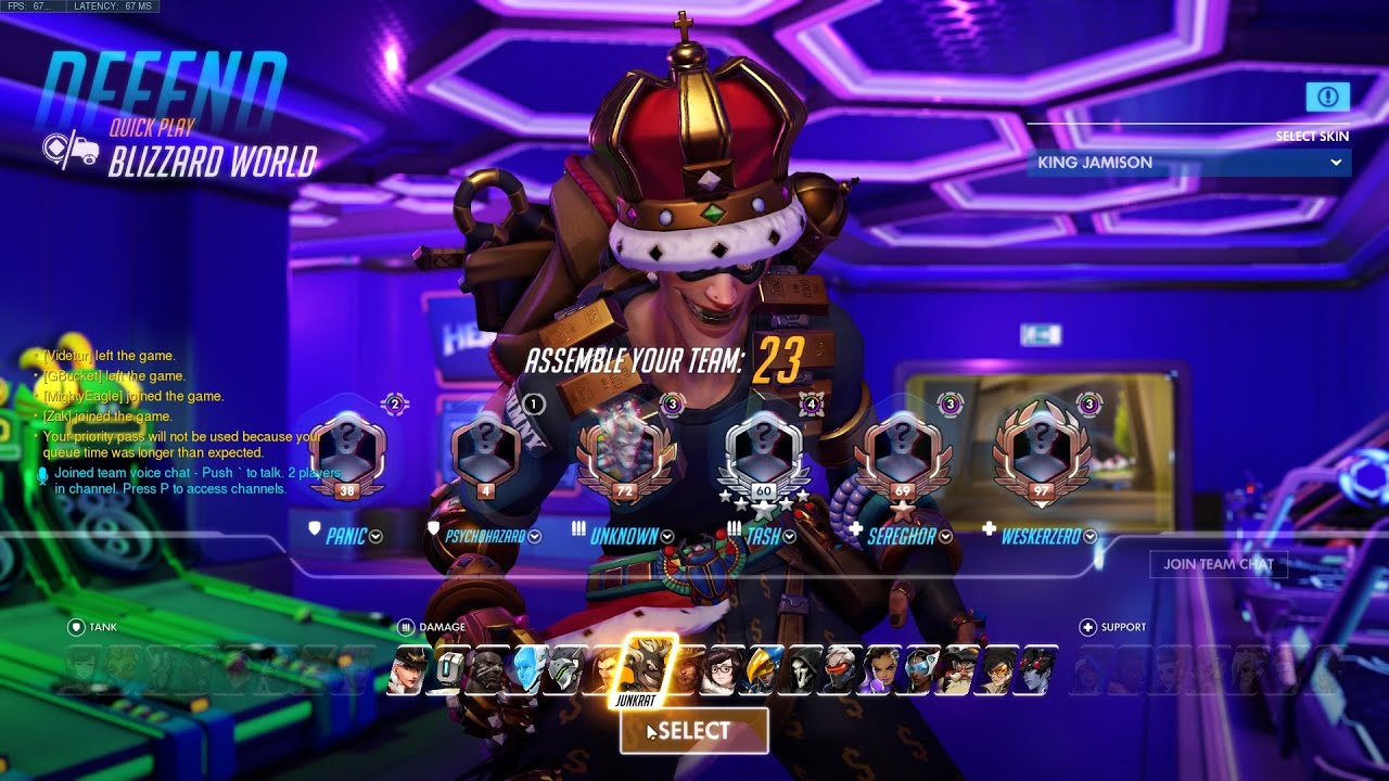 Overwatch 1 (1 hour) No commentary Overwatch Gameplay