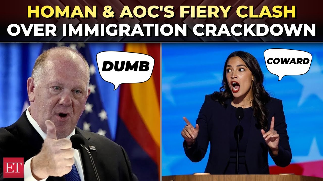 ‘Dumb’: Tom Homan vs AOC’s fiery clash over immigration crackdown; Congresswoman hits back, ‘coward’
