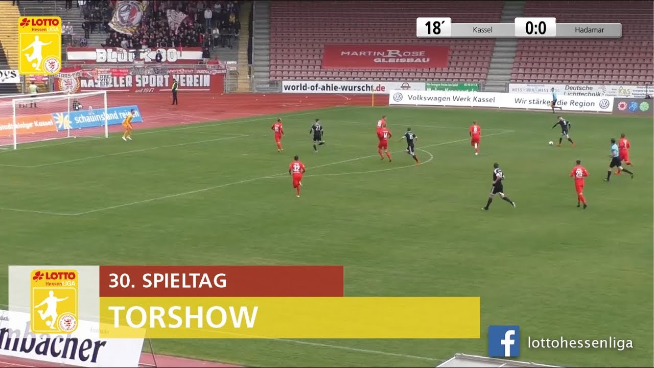 Torshow 30. Spieltag LOTTO Hessenliga 2018/2019